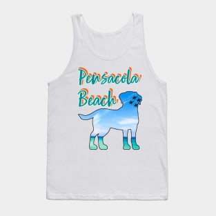 Pensacola Beach Florida Teal Tank Top